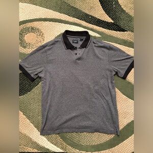 Haggar dark blue polo shirt LARGE